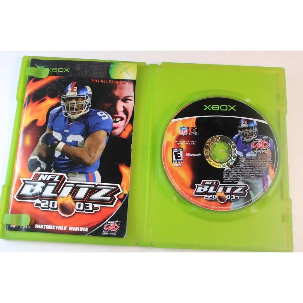 NFL Blitz 2003 (Microsoft, 2002) Authentic, Complete, tested/works great